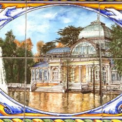 Palacio de Cristal del Retiro. Cerámica de Julián Santacruz, fotografía de Javier González