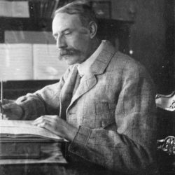 Edward Elgar. Photo by May Grafton. Reproduced by permission of the Grafton family.