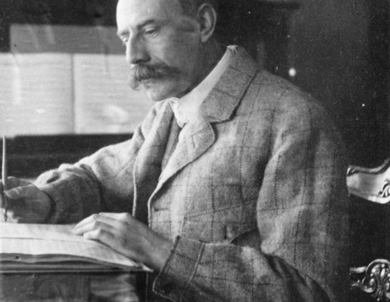 Edward Elgar. Photo by May Grafton. Reproduced by permission of the Grafton family.