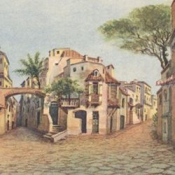 Ilustración de un pueblo Siciliano. En el que se ambienta Cavalleria Rusticana