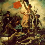 La libertad guiando al pueblo. Cuadro de Cuadro de Eugène Delacroix. Museo Louvre-Paris
